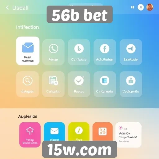 Interface do usuário do 56b bet é intuitiva